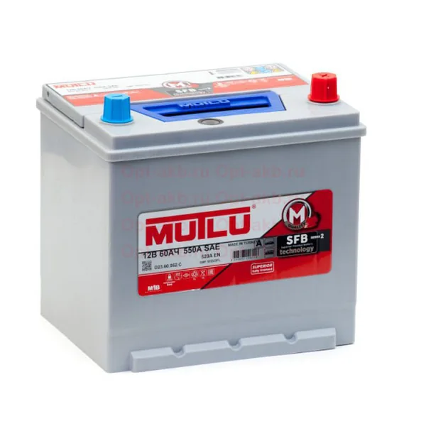 Аккумулятор MUTLU SFB M2 60 Ач 520 А (EN), обратная полярность, D23