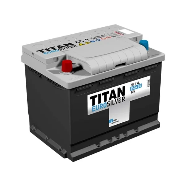 Аккумулятор TITAN Euro Silver 65 Ач 620 А (EN), обратная полярность, LN2