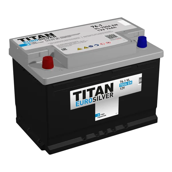 Аккумулятор TITAN Euro Silver 76 Ач 700 А (EN), прямая полярность, LN3