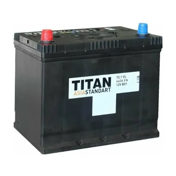 Аккумулятор TITAN ASIA STANDART 72 Ач 620 А (EN), обратная полярность, D26