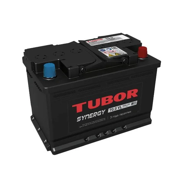 Аккумулятор TUBOR SYNERGY 70 Ач 720 А (EN), обратная полярность, LN3