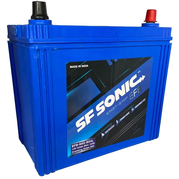 Аккумулятор SF SONIC 50 Ач 520 А (EN), обратная полярность, B24