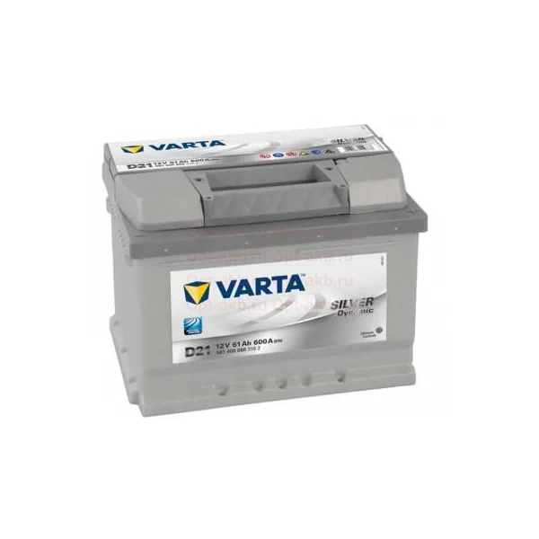 Аккумулятор VARTA Silver Dynamic 61 Ач 600 А (EN), обратная полярность, LBN2