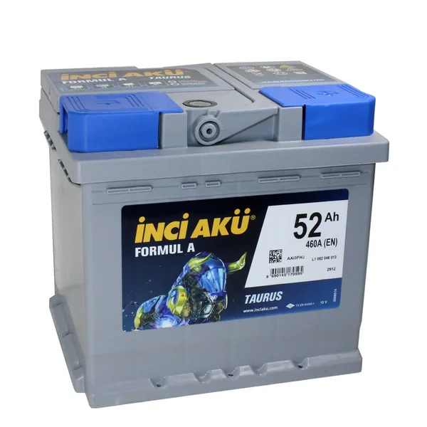 Аккумулятор INCI AKU Formul A 52 Ач 460 А (EN), обратная полярность, LN1