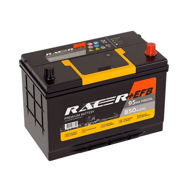 Аккумулятор RACER 95 Ач 950 А (EN), обратная полярность, LN5