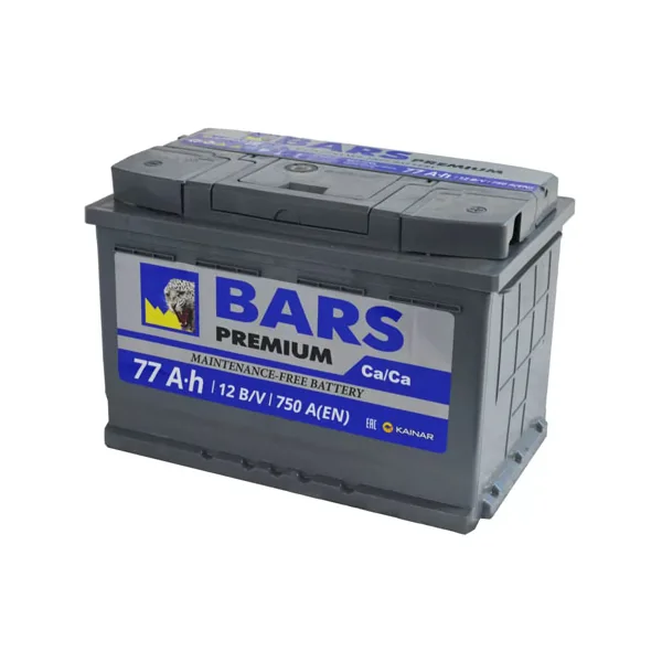 Аккумулятор BARS 77 Ач 670 А (EN), обратная полярность, LN3