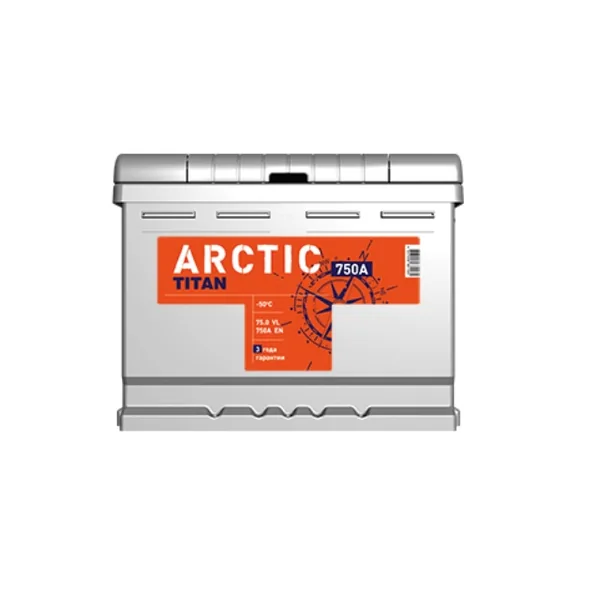 Аккумулятор TITAN Arctic 75 Ач 730 А (EN), обратная полярность, LN3