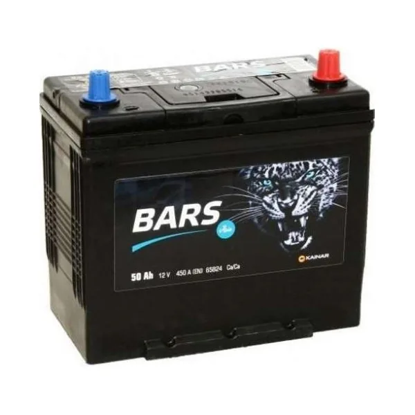 Аккумулятор BARS Asia 50 Ач 450 А (EN), обратная полярность, B24