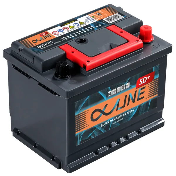 Аккумулятор ALPHALINE SD+ 60 Ач 600 А (EN), обратная полярность, LN2