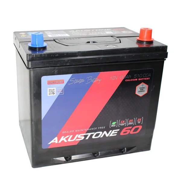 Аккумулятор AKUSTONE 60 Ач 510 А (EN), обратная полярность, D23
