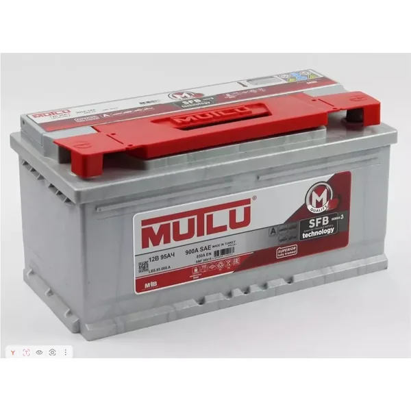 Аккумулятор MUTLU SFB M3 95 Ач 850 А (EN), обратная полярность, LN5