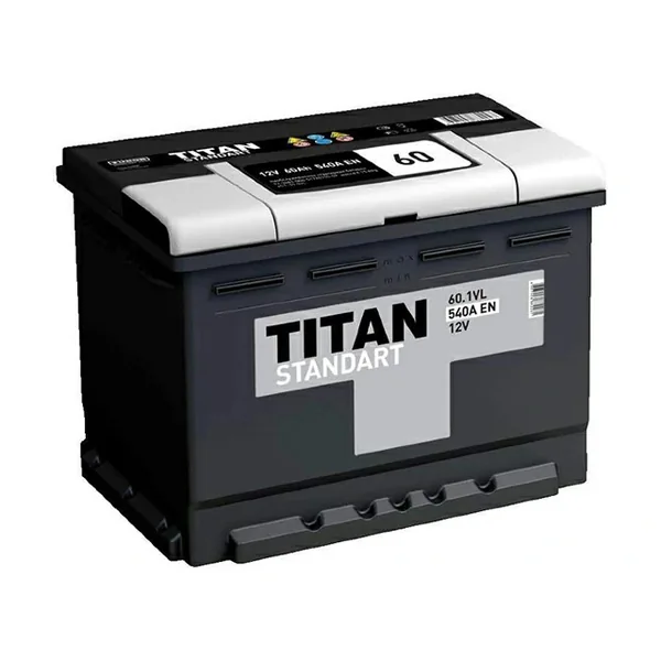 Аккумулятор TITAN Standart 60 Ач 540 А (EN), обратная полярность, LBN2