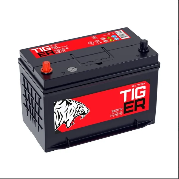 Аккумулятор TIGER 90 Ач 800 А (EN), прямая полярность, D31