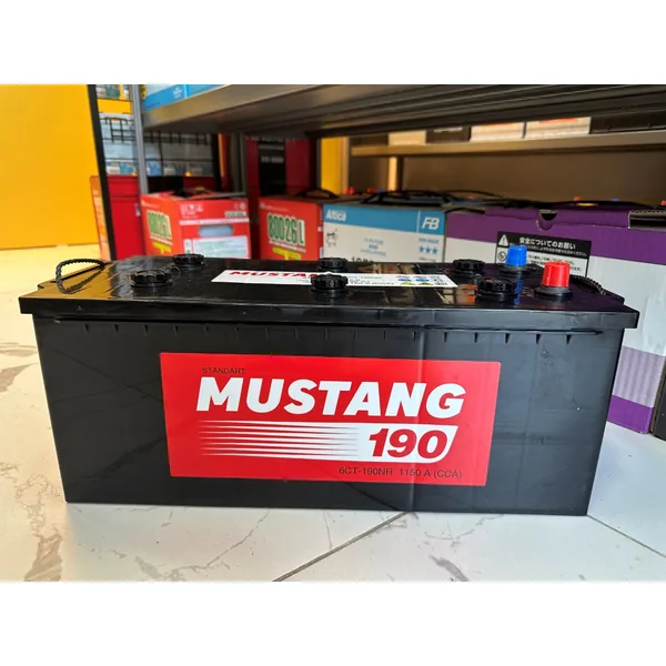 Аккумулятор MUSTANG 190 Ач 1050 А (EN), обратная полярность, HB
