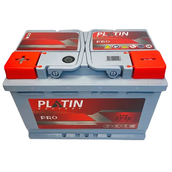 Аккумулятор PLATIN Pro 75 Ач 740 А (EN), обратная полярность, LN3