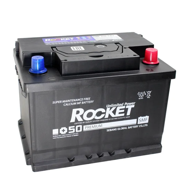 Аккумулятор ROCKET 62 Ач 580 А (SAE), обратная полярность, LBN2