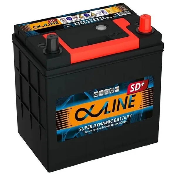 Аккумулятор ALPHALINE Super Dynamic 44 Ач 400 А (EN), обратная полярность, B19
