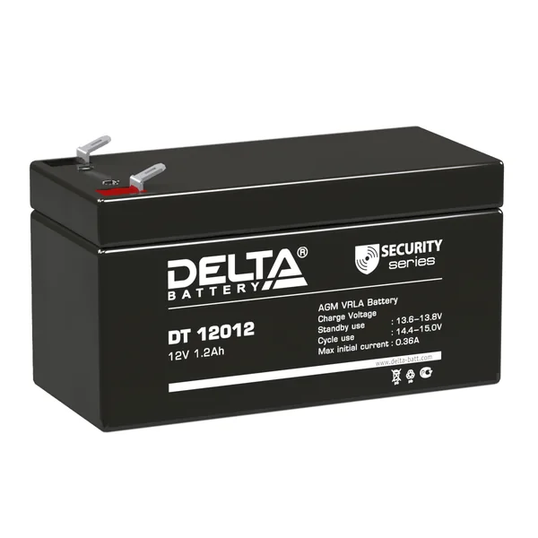 Аккумулятор DELTA 1.2 Ач, 97x24x58