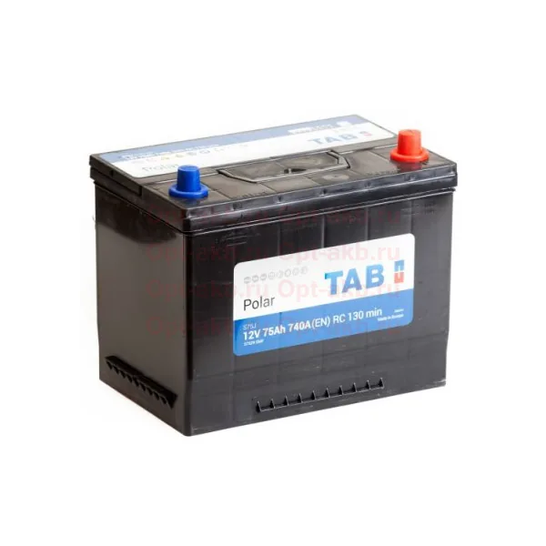 Аккумулятор TAB Polar 75 Ач 740 А (EN), обратная полярность, D26