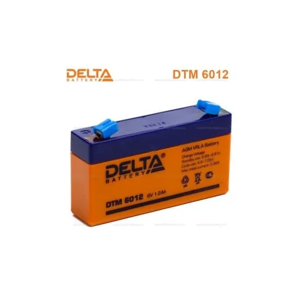 Аккумулятор DELTA 1.2 Ач, 97x24x58