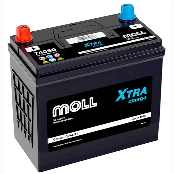Аккумулятор MOLL XTRA CHARGE 50 Ач 460 А (EN), обратная полярность, B24