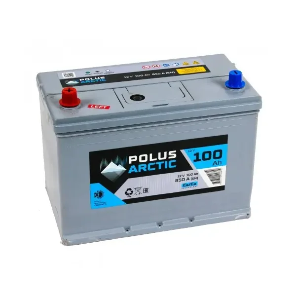 Аккумулятор POLUS ARCTIC ASIA 100 Ач 850 А (EN), прямая полярность, D31