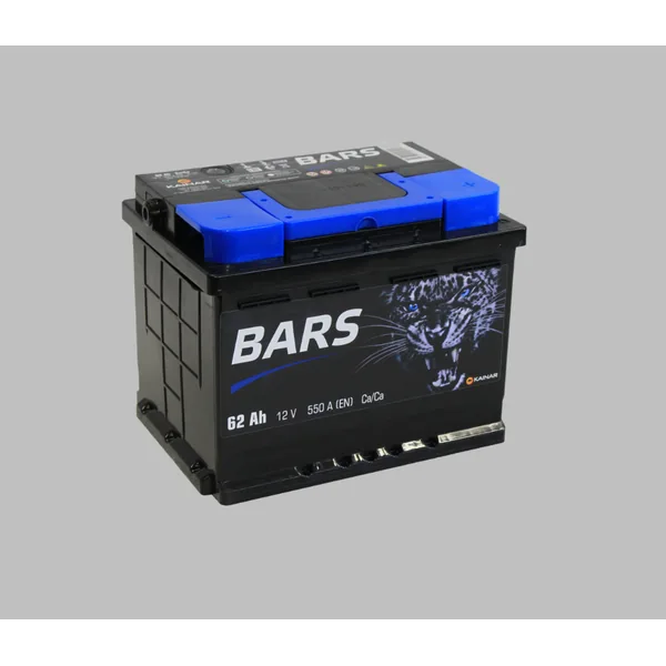 Аккумулятор BARS 62 Ач 550 А (EN), обратная полярность, LN2